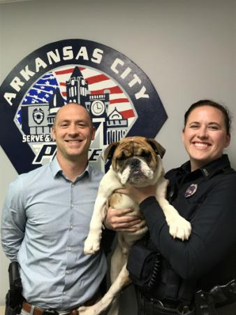 Arkansas City Police Department K-9 Sal was acquired last year.